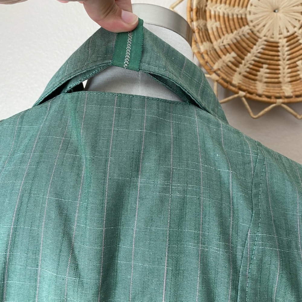 Lulumari Buttonfront Green Top - image 5